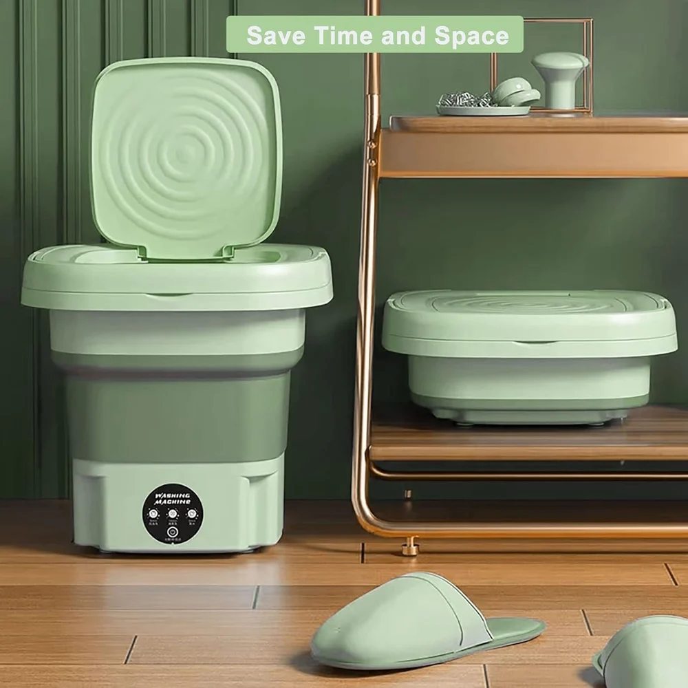 Mini Portable Washing Machine โ Washer + Dryer