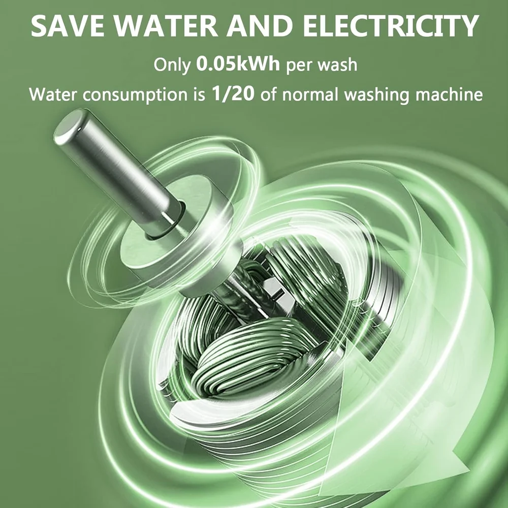 Mini Portable Washing Machine – Washer + Dryer